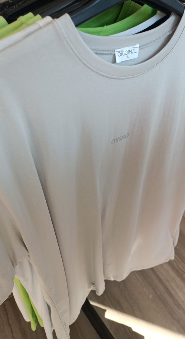 Gri Oversize Tişört - Görsel 2