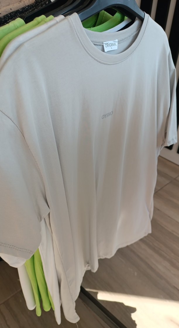 Gri Oversize Tişört - Görsel 3