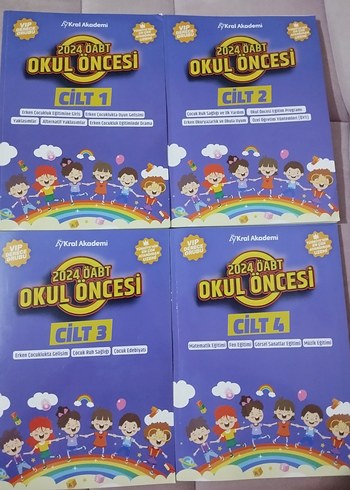 2024 ÖABT Okul Öncesi ÖABT Seti 4 Cilt