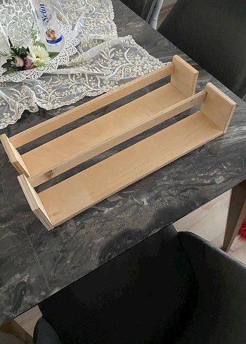 Parlak Bej Çocuk Rafı - Görsel 2