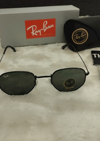 Ray-Ban Siyah 3548 Hexagonal Güneş Gözlüğü - Görsel 2