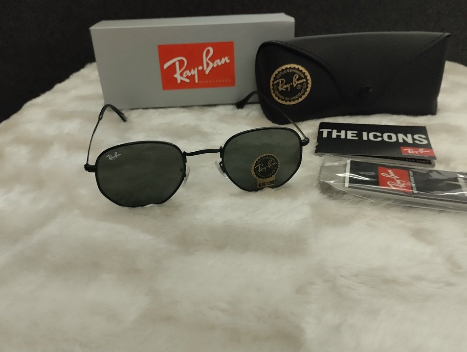 Ray-Ban Siyah 3548 Hexagonal Güneş Gözlüğü - Görsel 3