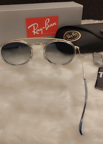 Ray-Ban 3647 Şeffaf Gri Klasik Kadın Gözlüğü - Görsel 7