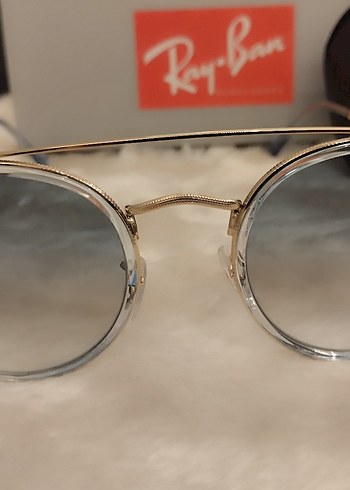 Ray-Ban 3647 Şeffaf Gri Klasik Kadın Gözlüğü - Görsel 5