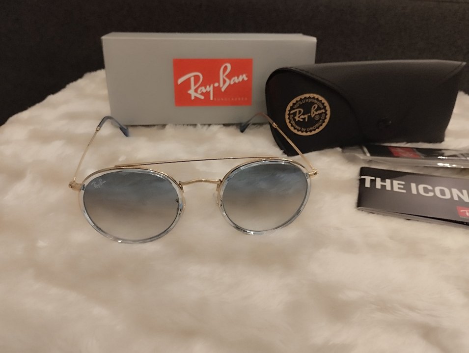 Ray-Ban 3647 Şeffaf Gri Klasik Kadın Gözlüğü - Görsel 2