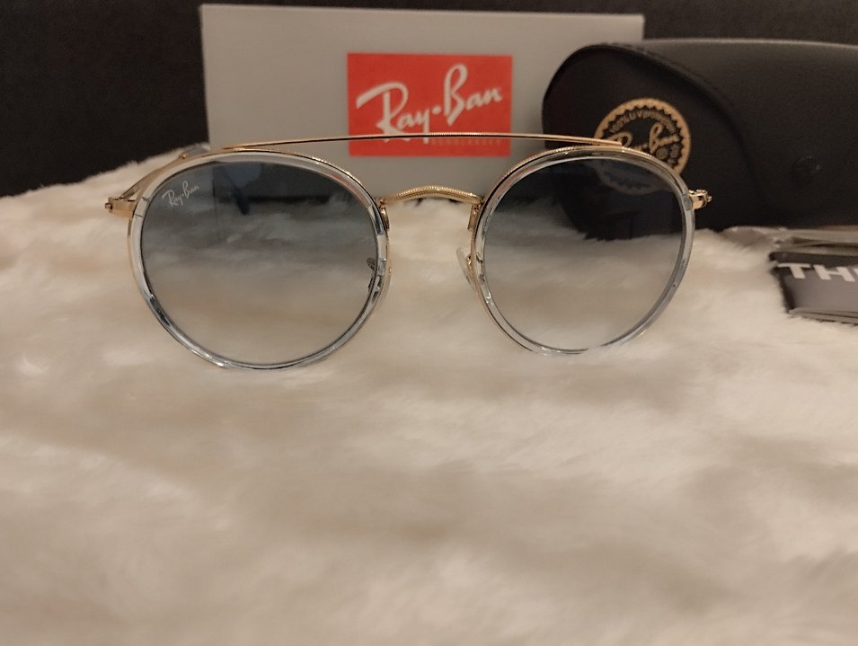 Ray-Ban 3647 Şeffaf Gri Klasik Kadın Gözlüğü - Görsel 3