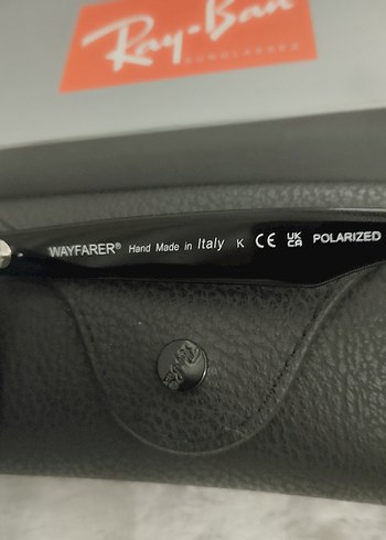 Ray-Ban 2140 wayfarer polarize güneş gözlüğü - Görsel 7