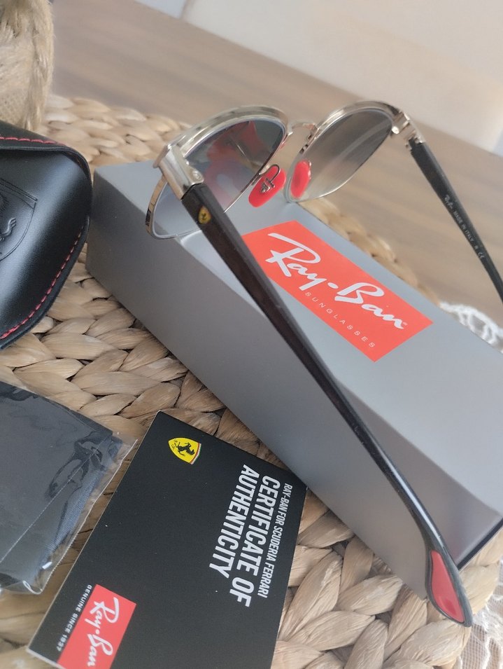 Ray-Ban Ferrari unisex Güneş Gözlüğü - Görsel 4