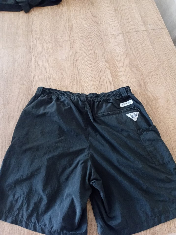 Columbia Erkek Siyah Rahat Kesim Midi Şort - Görsel 4