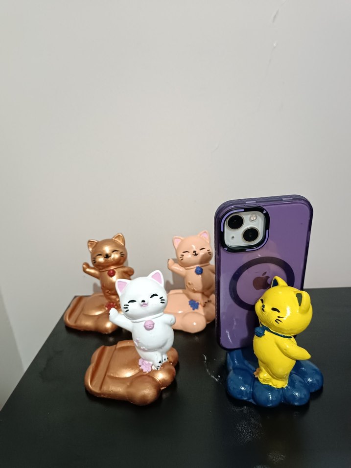 Renkli Pembe Oyuncak Figürler - Görsel 3