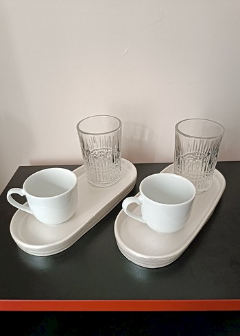 Pembe Pastel Kahve Fincanı ve Tabak Seti - Görsel 7