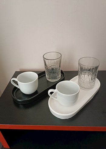 Pembe Pastel Kahve Fincanı ve Tabak Seti - Görsel 9