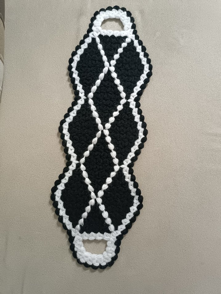 Nakışlı Kırmızı Fırın Eldiveni lif modelleri - Görsel 4