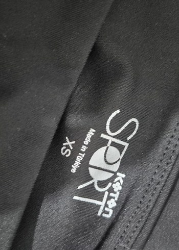 Koton Siyah Spor Tayt - Görsel 3