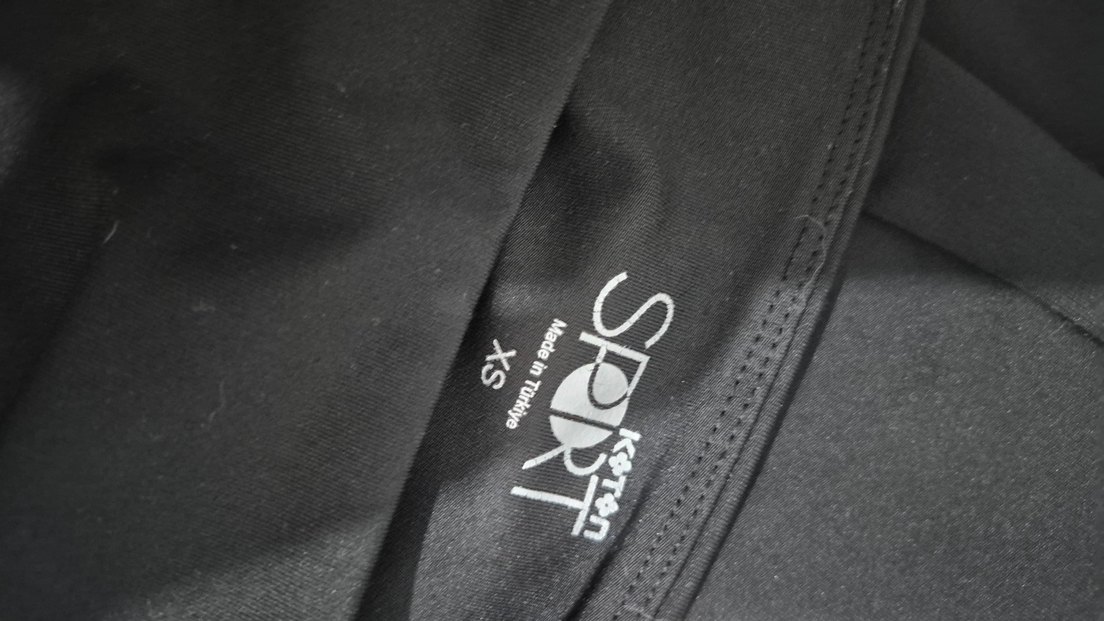 Koton Siyah Spor Tayt - Görsel 3