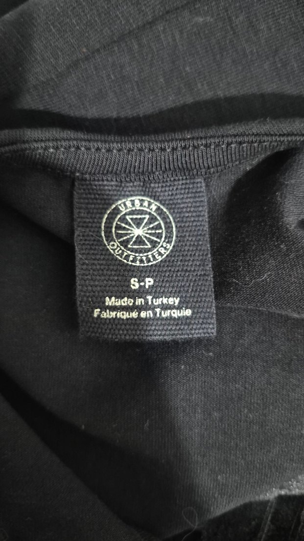 Kadın Siyah Baskılı Askısız Sporcu Mini Üst - Görsel 3