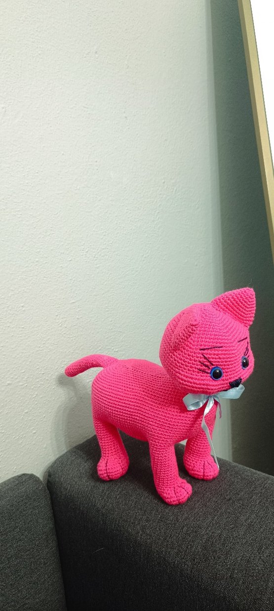 EL ÖRMESİ KEDİ OYUNCAK - Görsel 3