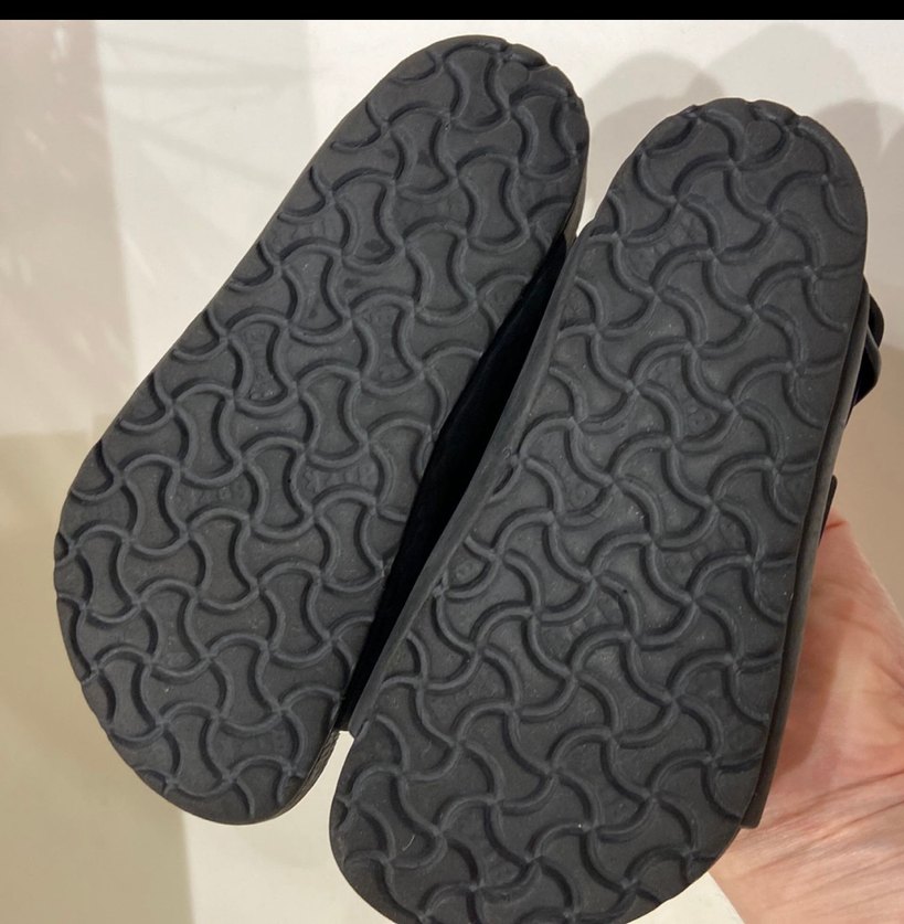 Siyah çocuk Kayışlı Terlik - Görsel 2