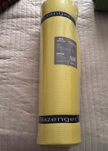 Slazenger Çift Taraflı Sarı Egzersiz Minderi - Görsel 2