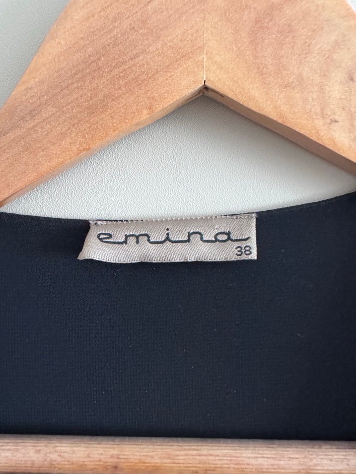 Siyah Nakışlı Uzun Kollu feraje - Görsel 2