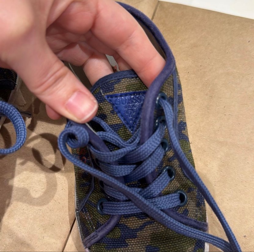 Erkek Çocuk Mavi Kamuflaj Spor Ayakkabı - Görsel 4