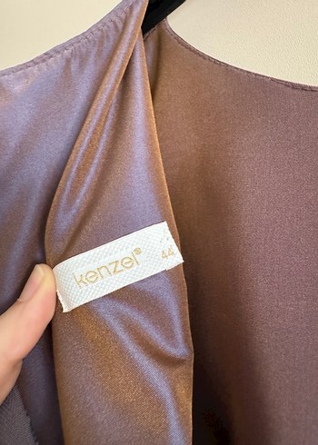 Vintage Tarzda Uzun Kollu Uzun Elbise - Görsel 4