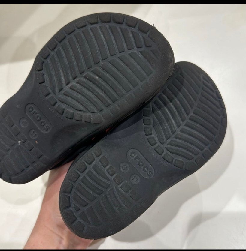 Koyu Siyah Erkek Çocuk crocs Kaydırmaz Terlik - Görsel 3