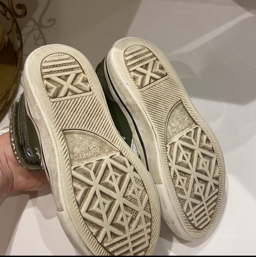 Erkek Çocuk Haki Kamuflaj Cırtlı Spor Ayakkabı - Görsel 2