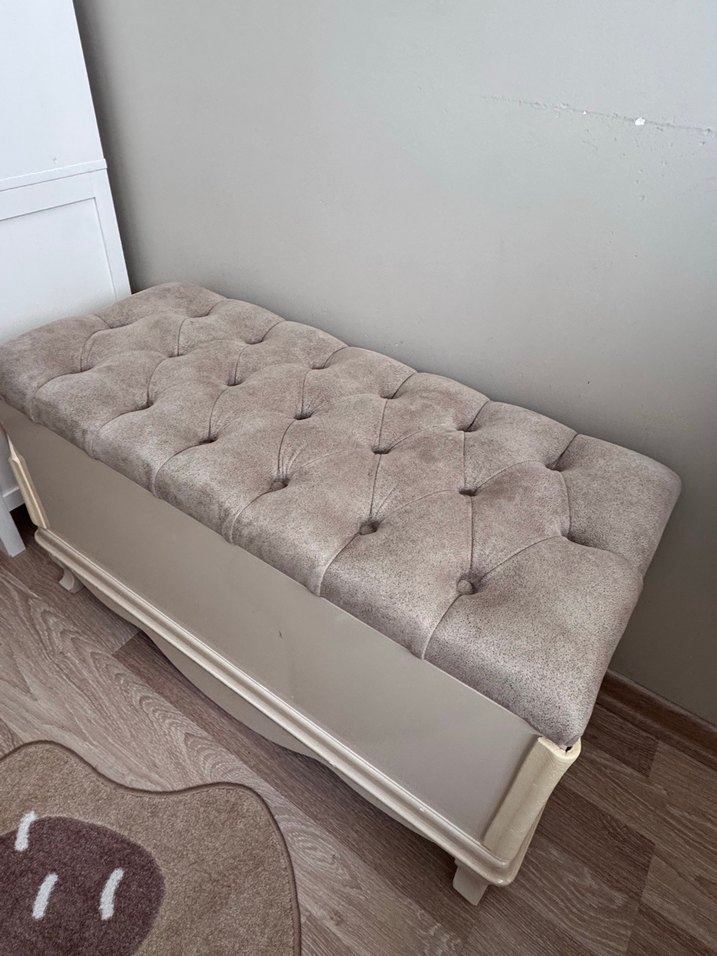 Bej Çocuk sandıklı ve Puf - Görsel 2