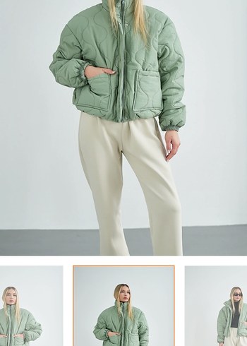 Kapitone desenli mont - Görsel 2