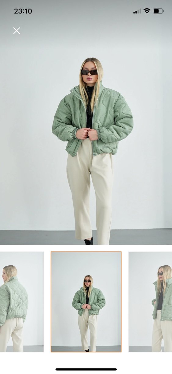 Kapitone desenli mont - Görsel 5