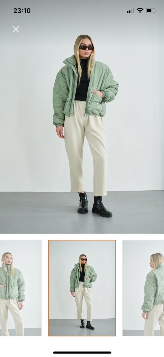 Kapitone desenli mont - Görsel 3