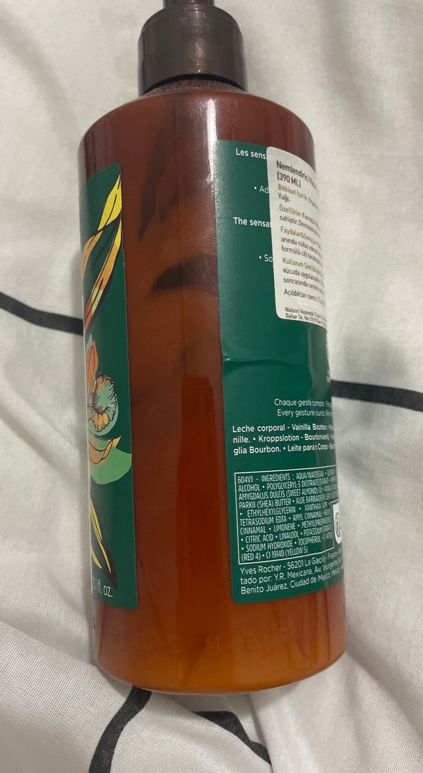 Yves Rocher Vanilya Bourbon Vücut Losyonu 390 ml - Görsel 2