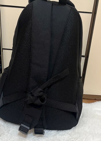 Siyah Baskılı Fermuarlı Erkek Sırt Çantası - Görsel 2