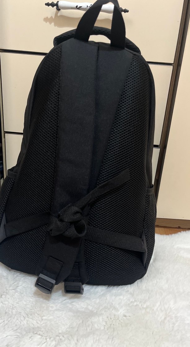 Siyah Baskılı Fermuarlı Erkek Sırt Çantası - Görsel 2