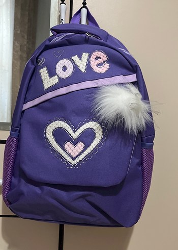 Mor Kalpli Çocuk Okul Çantası - Görsel 4