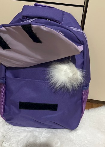 Mor Kalpli Çocuk Okul Çantası - Görsel 2