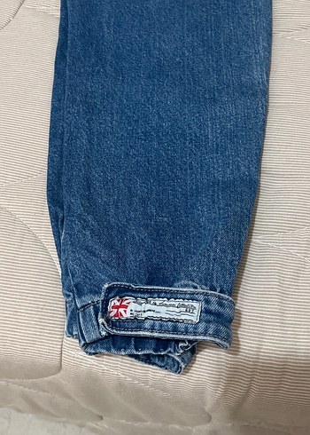 Kadın Açık Lacivert Bol Kesim Kot Pantolon - Görsel 5