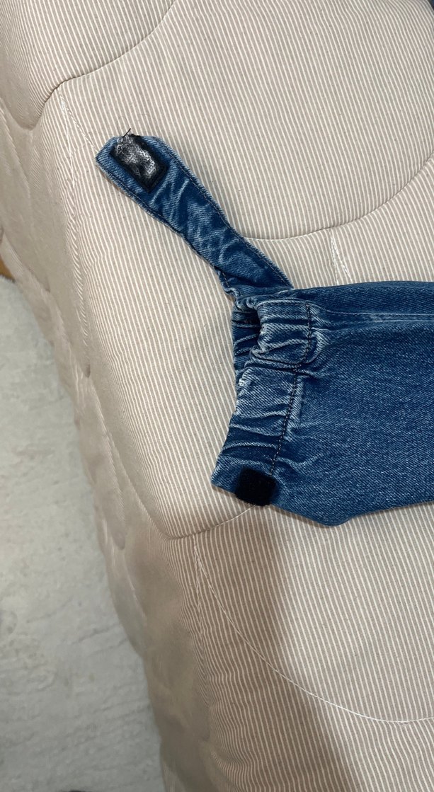 Kadın Açık Lacivert Bol Kesim Kot Pantolon - Görsel 4