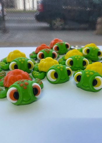 Renkli Kaplumbağa Anahtarlık - Görsel 3