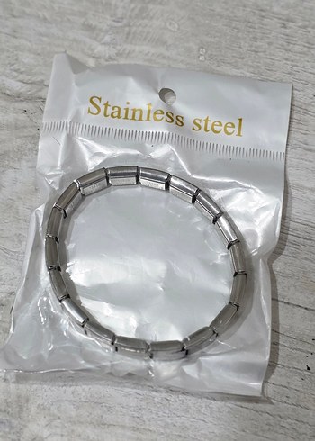 316L Paslanmaz Şık Unisex Çelik Bileklik - Görsel 4