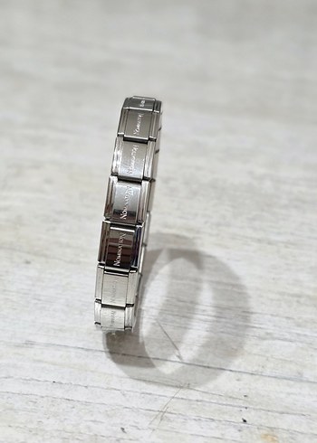 316L Paslanmaz Şık Unisex Çelik Bileklik - Görsel 10