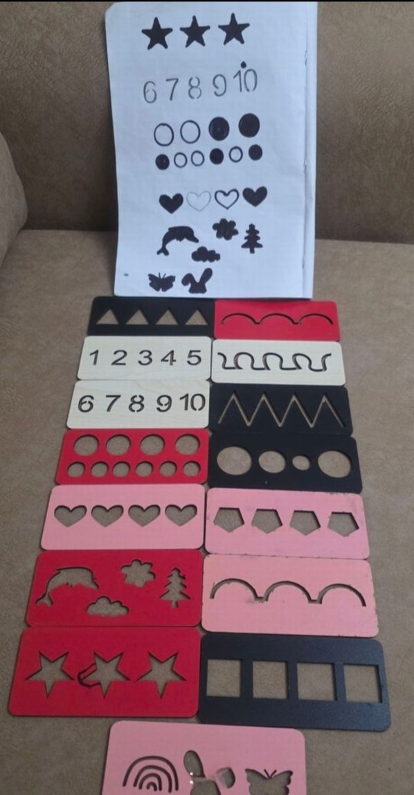 Eğitici İkili Şekili Oyuncaklar 30 Parça - Görsel 2