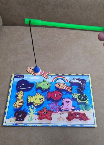 Renkli Balık Tutma Eğitici Oyuncak (Sıfır Üründür) - Görsel 7