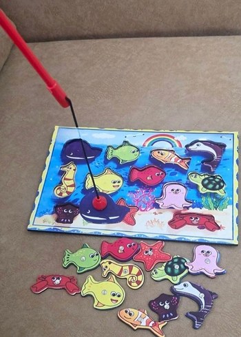 Renkli Balık Tutma Eğitici Oyuncak (Sıfır Üründür) - Görsel 9