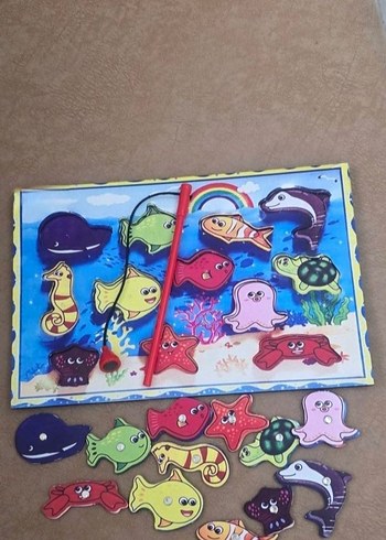 Renkli Balık Tutma Eğitici Oyuncak (Sıfır Üründür) - Görsel 2