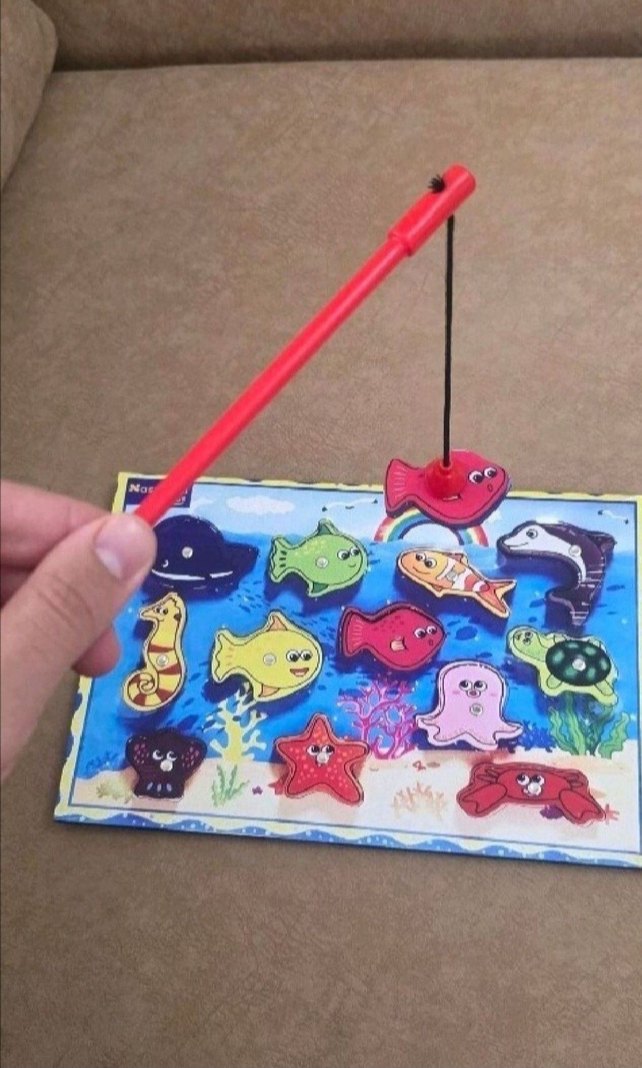 Renkli Balık Tutma Eğitici Oyuncak (Sıfır Üründür) - Görsel 4