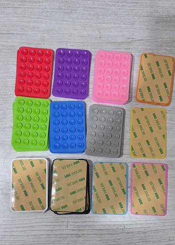 2 Adet 75tl Vakumlu Silikon Telefon Tutacağı - Görsel 2