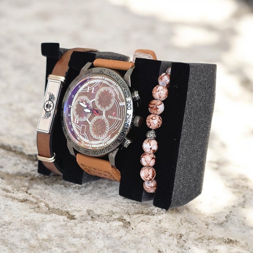 Kutulu 3'lü Şık Saat Seti - Görsel 2