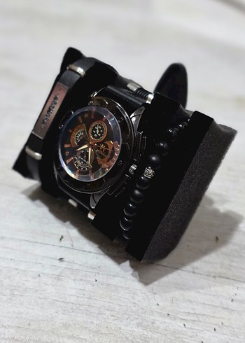 Kutulu 3'lü Şık Saat Seti - Görsel 2